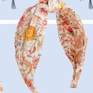 J. Crew x Liberty of London Multicolor Floral Headband NWT